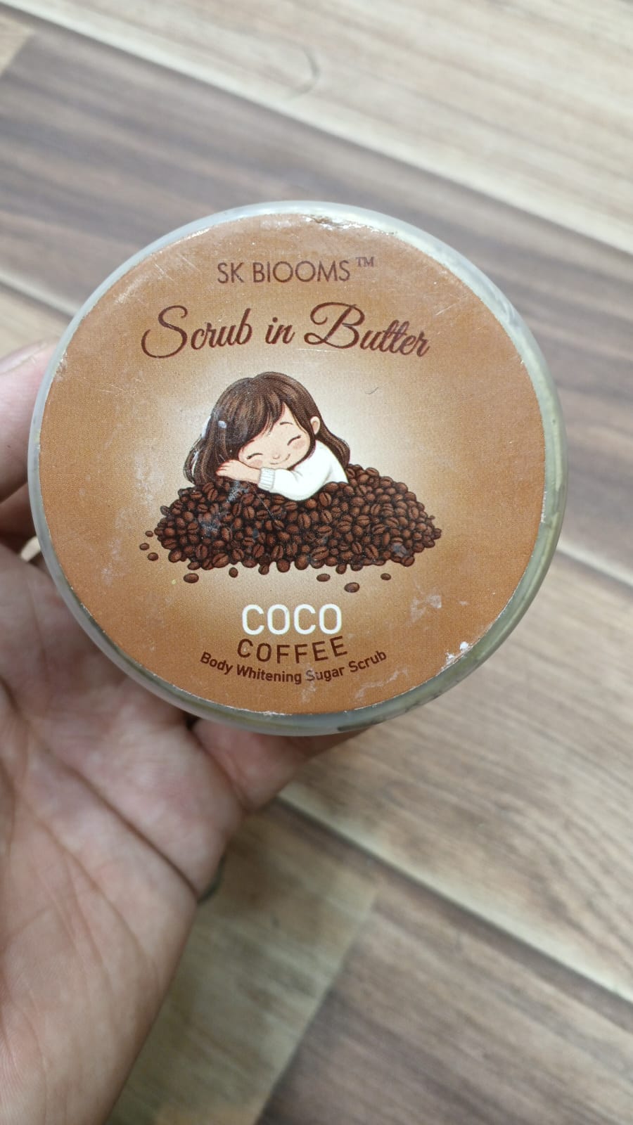 Blooms Coco Coffee Scrub in Butter