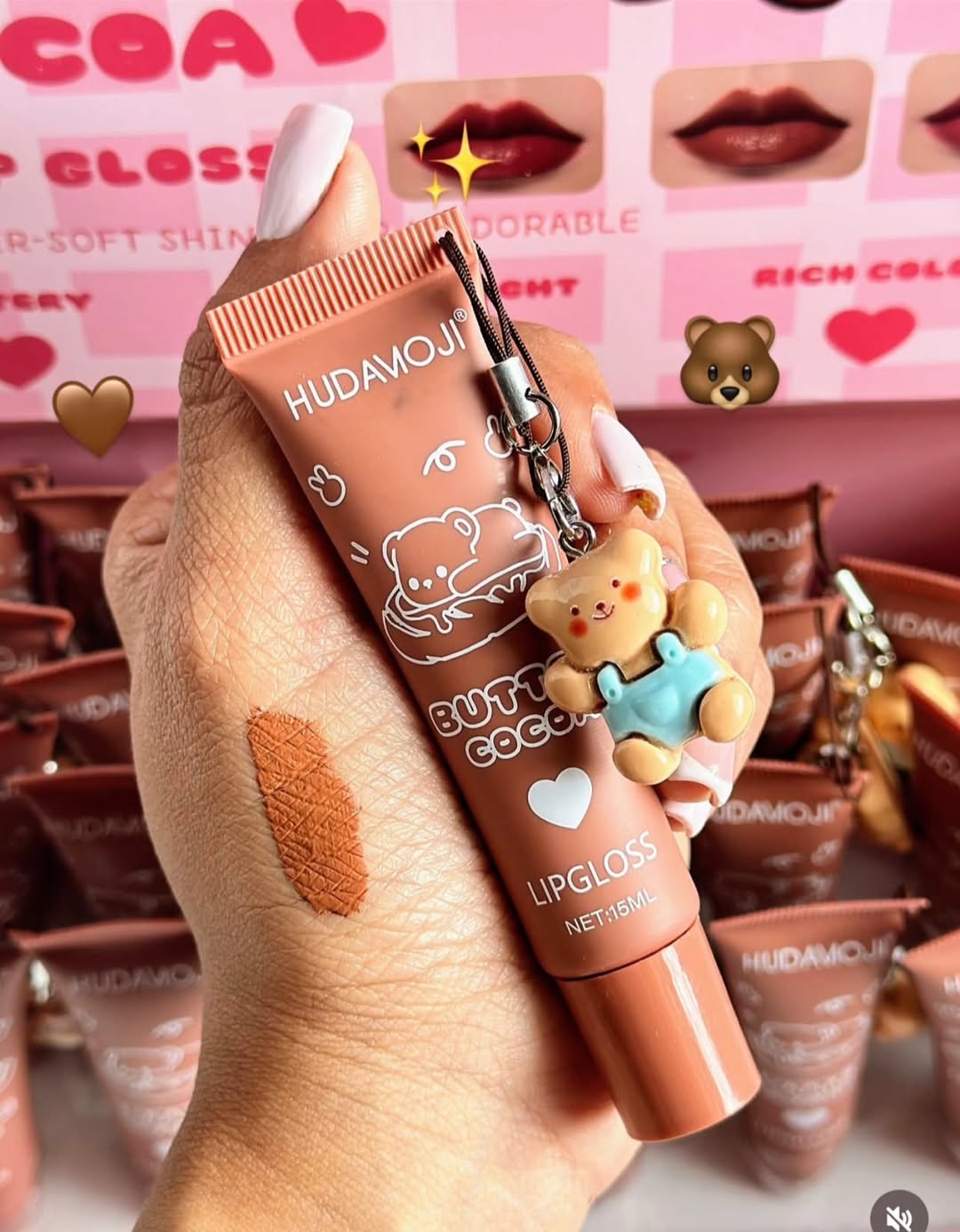 Cocoa Butter High Pigmented Lip Gloss Set – Nude Shades