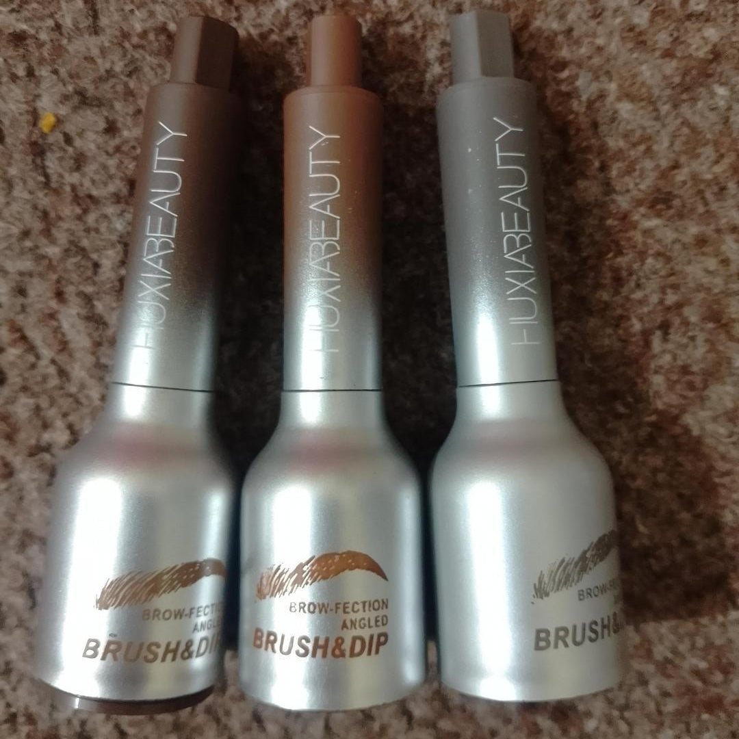 Angled Brush And Liquid Eyebrow Gel Pen For Daily Makeup