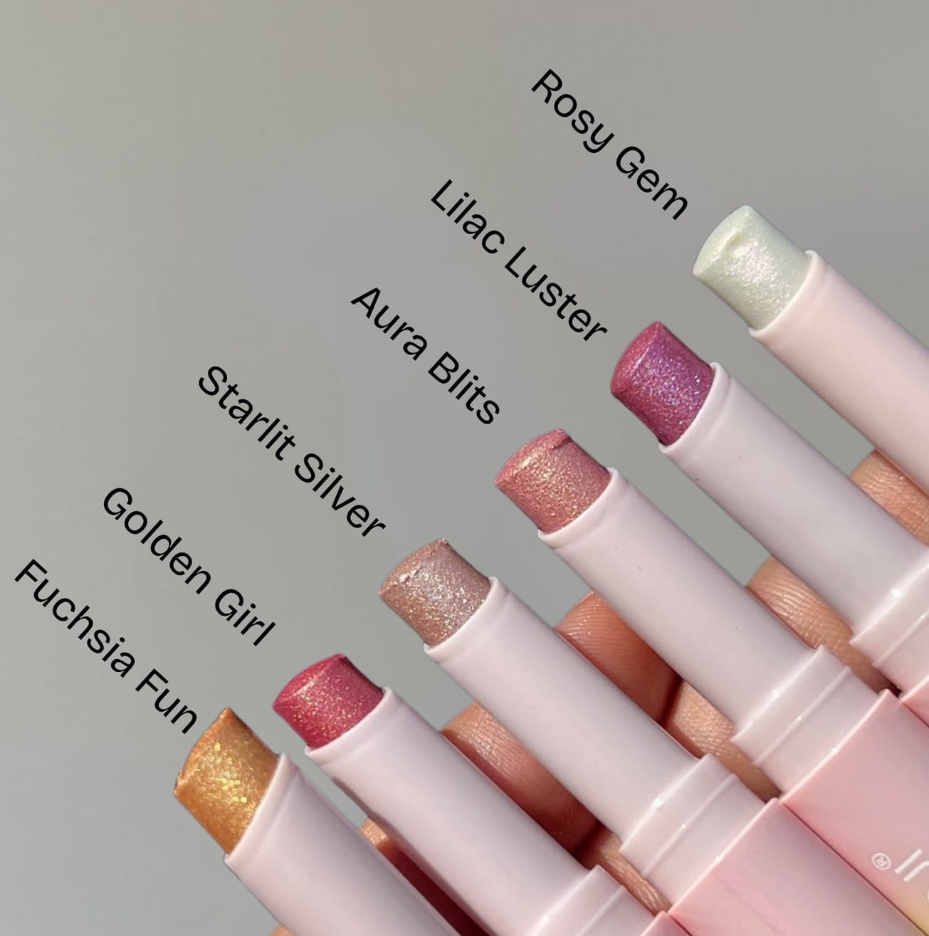 Jelly Highlighter Stick Glitter Eyeshadow, Lip Balm & Face Highlighter