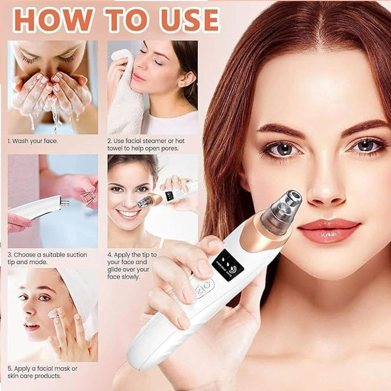Electric Blackhead Remover | Vacuum Acne & Pore Cleanerl