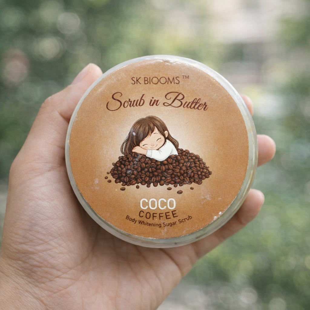 Blooms Coco Coffee Scrub in Butter