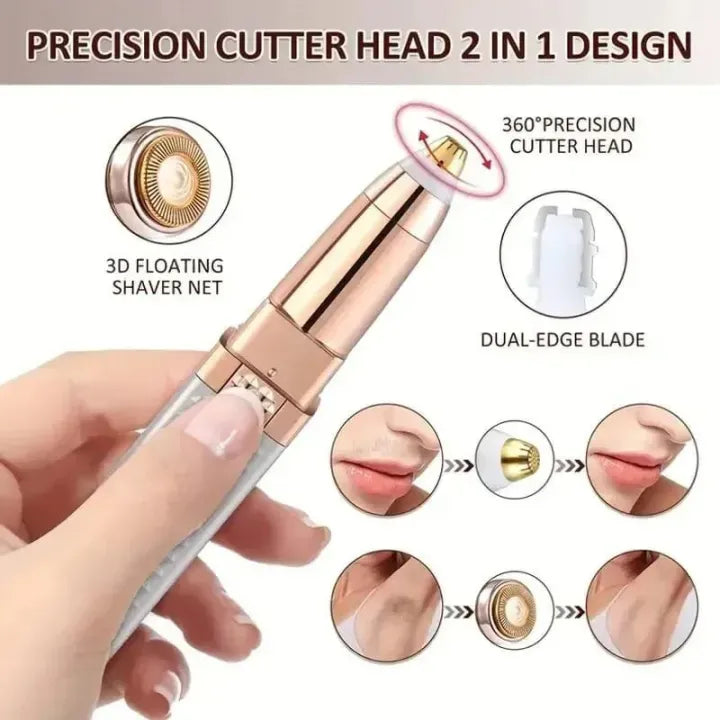 Facial & Eyebrow Hair Remover |  Trimmer For Smooth Skin