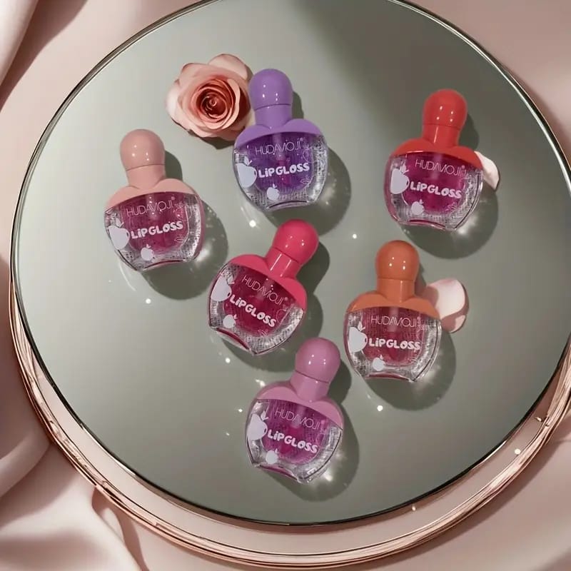 Lip Oil Set – Shades of Pink Gloss Collection ~ Pack Of 6
