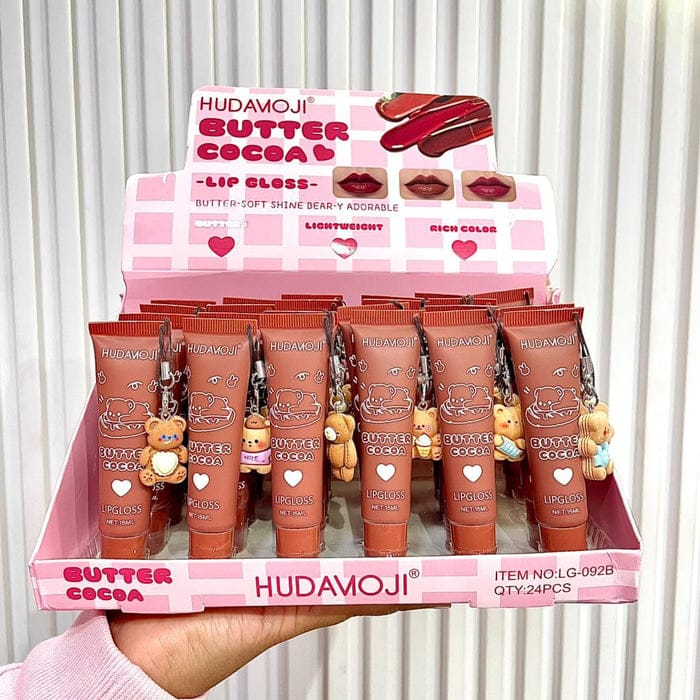 Cocoa Butter High Pigmented Lip Gloss Set – Nude Shades