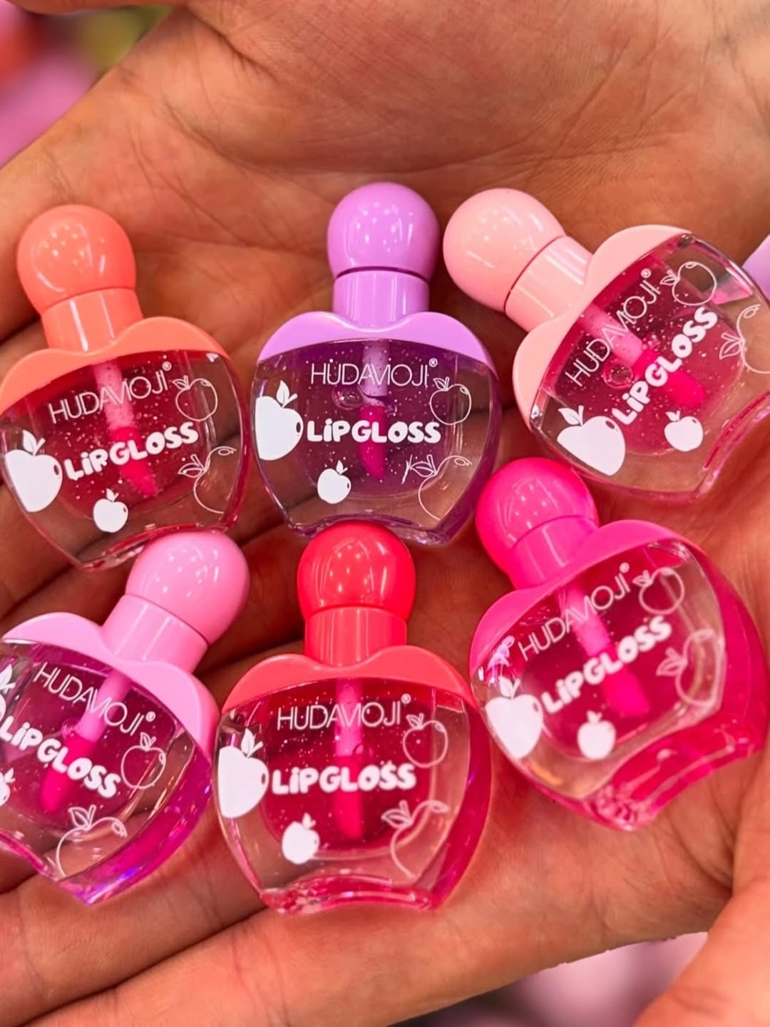 Lip Oil Set – Shades of Pink Gloss Collection ~ Pack Of 6