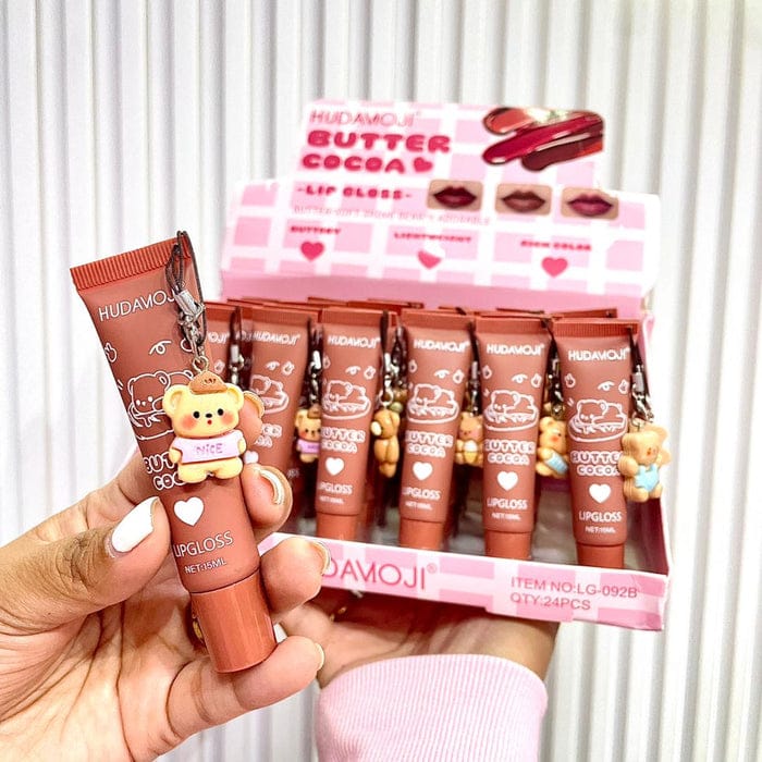 Cocoa Butter High Pigmented Lip Gloss Set – Nude Shades