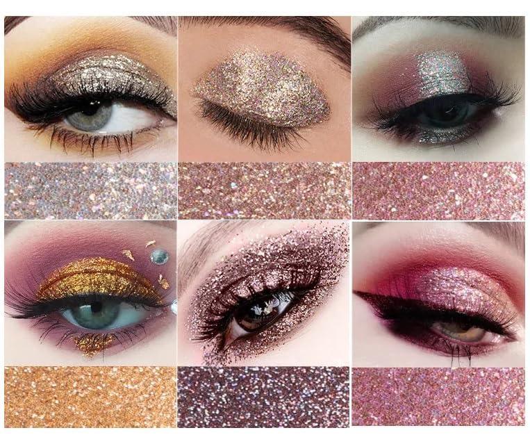 Multicolour High Pigmented Glitter Shimmer Eyeshadow