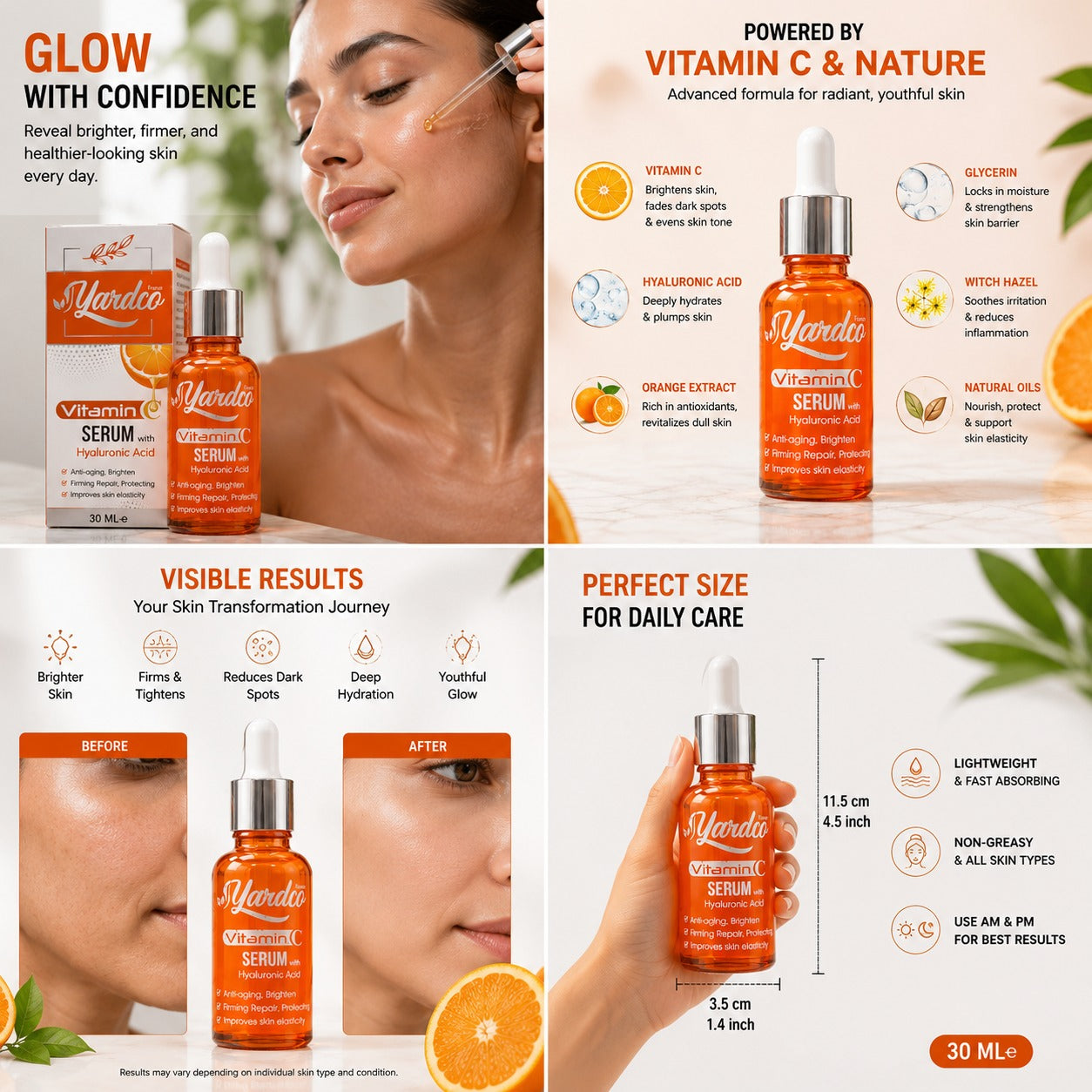 Vitamin C Face Serum with Hyaluronic Acid