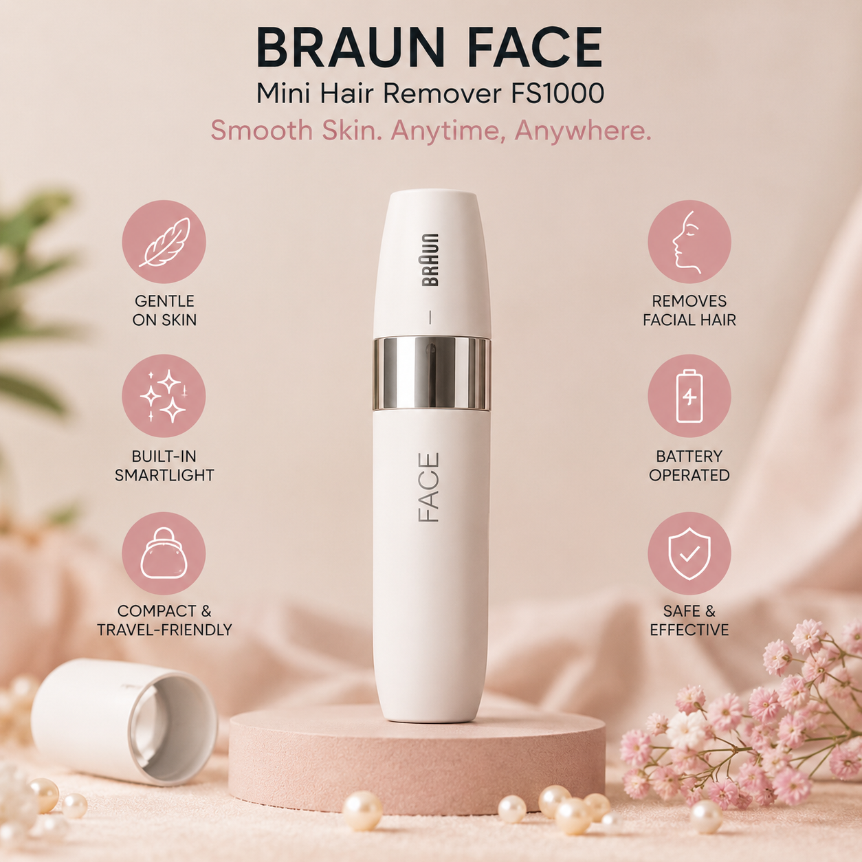 Mini Facial Hair Remover for Women