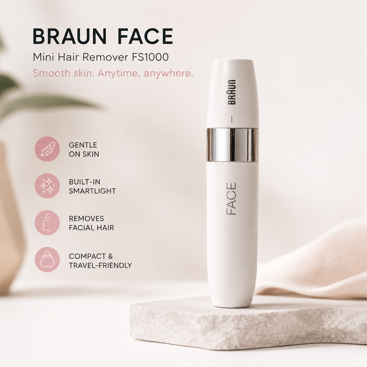 Mini Facial Hair Remover for Women